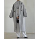 フェイクウールテーラードロングコート | Re:EDIT | 詳細画像4