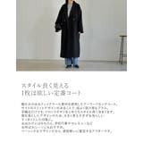 フェイクウールテーラードロングコート | Re:EDIT | 詳細画像6