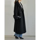 フェイクウールテーラードロングコート | Re:EDIT | 詳細画像8