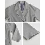 フェイクウールテーラードロングコート | Re:EDIT | 詳細画像25