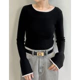 ブラック×アイボリー(001) | [2025AW COLLECTION][新色追加][販売枚数4万枚！][二の腕す… | Re:EDIT