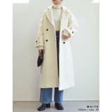 低身長サイズ有]オーバーサイズダブルブレストカラーコート | Re:EDIT | 詳細画像8 