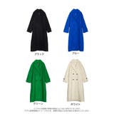 低身長サイズ有]オーバーサイズダブルブレストカラーコート | Re:EDIT | 詳細画像18 