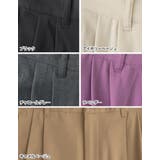 [低身長/高身長/大きいサイズ有]裏微起毛ツータックワイドパンツ | Re:EDIT | 詳細画像19 