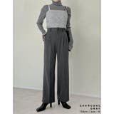 [低身長/高身長/大きいサイズ有]裏微起毛ツータックワイドパンツ | Re:EDIT | 詳細画像29 