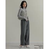 [低身長/高身長/大きいサイズ有]裏微起毛ツータックワイドパンツ | Re:EDIT | 詳細画像31 