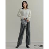 [低身長/高身長/大きいサイズ有]裏微起毛ツータックワイドパンツ | Re:EDIT | 詳細画像33 