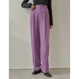 [低身長/高身長/大きいサイズ有]裏微起毛ツータックワイドパンツ | Re:EDIT | 詳細画像36 