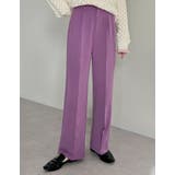 [低身長/高身長/大きいサイズ有]裏微起毛ツータックワイドパンツ | Re:EDIT | 詳細画像37 