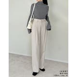 [低身長/高身長/大きいサイズ有]裏微起毛ツータックワイドパンツ | Re:EDIT | 詳細画像39 