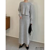 ふんわりMIXカラーが魅力のきれいめニットスカート | Re:EDIT | 詳細画像11