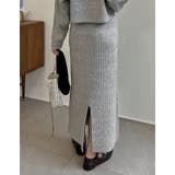 ふんわりMIXカラーが魅力のきれいめニットスカート | Re:EDIT | 詳細画像13