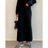 ふんわりMIXカラーが魅力のきれいめニットスカート | Re:EDIT | 詳細画像9