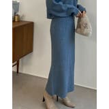 ふんわりMIXカラーが魅力のきれいめニットスカート | Re:EDIT | 詳細画像21