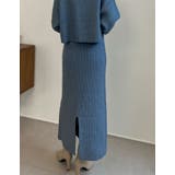 ふんわりMIXカラーが魅力のきれいめニットスカート | Re:EDIT | 詳細画像22