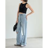 コットンリブカップ付きアメスリショート丈タンクトップ | Re:EDIT | 詳細画像21