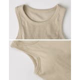 コットンリブカップ付きアメスリショート丈タンクトップ | Re:EDIT | 詳細画像36