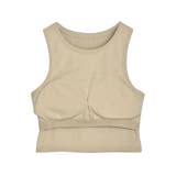 コットンリブカップ付きアメスリショート丈タンクトップ | Re:EDIT | 詳細画像37