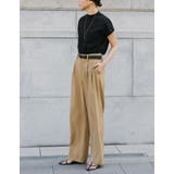 着回し力に優れたモードカジュアルな1枚 モックネックフレンチスリーブTシャツ | Re:EDIT | 詳細画像13