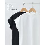 着回し力に優れたモードカジュアルな1枚 モックネックフレンチスリーブTシャツ | Re:EDIT | 詳細画像2