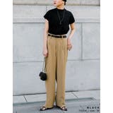 [UVカット][接触冷感][紫外線対策]モックネックフレンチスリーブTシャツ | Re:EDIT | 詳細画像35 