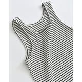 スクエアネックフライスリブボーダータンクトップ | Re:EDIT | 詳細画像27