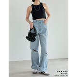 ルーズなシルエットが旬のモードスタイルに コットンロールアップデニムパンツ パンツ | Re:EDIT | 詳細画像10