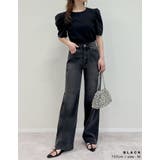 [低身長/高身長/大きいサイズ有]コットンデニムバギーパンツ | Re:EDIT | 詳細画像14 