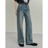 [低身長/高身長/大きいサイズ有]コットンデニムバギーパンツ | Re:EDIT | 詳細画像3 