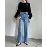 [低身長/高身長/大きいサイズ有]コットンデニムバギーパンツ | Re:EDIT | 詳細画像26 