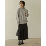 トレンドかつこなれ感を演出するデザインスカート ウールタッチ起毛ナロースカート | Re:EDIT | 詳細画像7