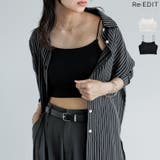 ショート丈カップ付きキャミソール | Re:EDIT | 詳細画像1 