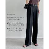 ストレッチツイルタックワイドパンツ | Re:EDIT | 詳細画像5