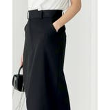 リサイクルツイルウエストデザインスリットナロースカート | Re:EDIT | 詳細画像12