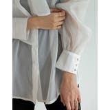 オーガンジーシアーボウタイブラウス | Re:EDIT | 詳細画像13