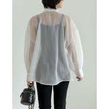 オーガンジーシアーボウタイブラウス | Re:EDIT | 詳細画像17