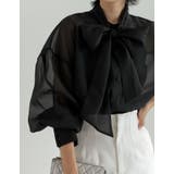 オーガンジーシアーボウタイブラウス | Re:EDIT | 詳細画像8