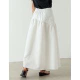 [低身長/高身長サイズ有]イレヘム切り替えフレアスカート | Re:EDIT | 詳細画像11 