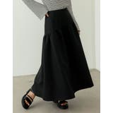 [低身長/高身長サイズ有]イレヘム切り替えフレアスカート | Re:EDIT | 詳細画像5 