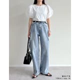 オーガンジースリーブ半袖トップス | Re:EDIT | 詳細画像6 