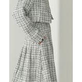 [低身長サイズ有]ツイードライクフレアスカート | Re:EDIT | 詳細画像14 