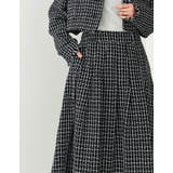 [低身長サイズ有]ツイードライクフレアスカート | Re:EDIT | 詳細画像7 