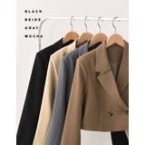 デイリーからセレモニーまで着映える旬のジャケット ショート丈テーラードジャケット | Re:EDIT | 詳細画像3