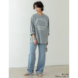 カレッジロゴチュニック丈長袖Tシャツ | Re:EDIT | 詳細画像12