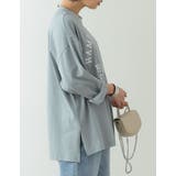 カレッジロゴチュニック丈長袖Tシャツ | Re:EDIT | 詳細画像13