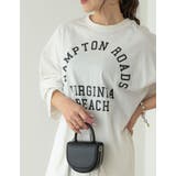 カレッジロゴチュニック丈長袖Tシャツ | Re:EDIT | 詳細画像6