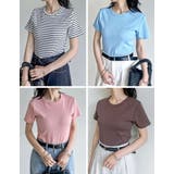 テレコリブクルーネック半袖Tシャツ | Re:EDIT | 詳細画像11