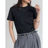 テレコリブクルーネック半袖Tシャツ | Re:EDIT | 詳細画像13