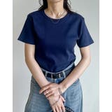 テレコリブクルーネック半袖Tシャツ | Re:EDIT | 詳細画像14
