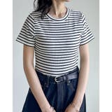 テレコリブクルーネック半袖Tシャツ | Re:EDIT | 詳細画像15